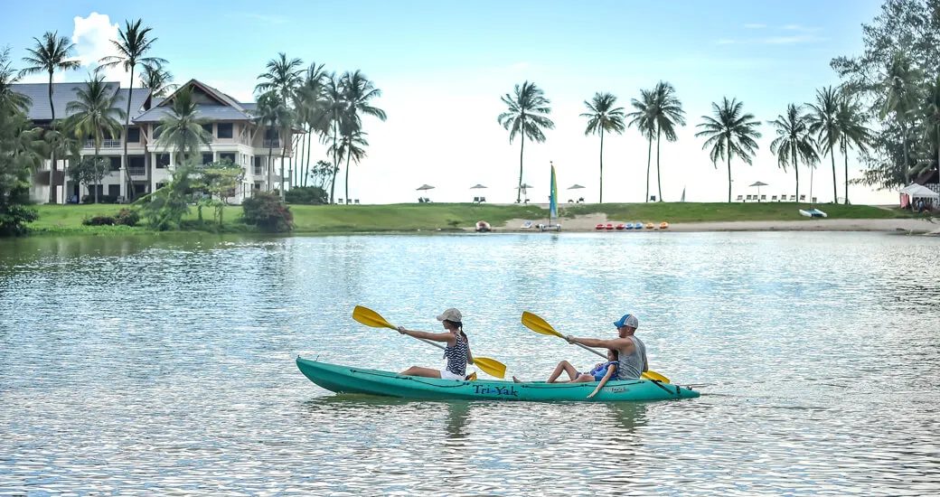 Kayaking on the Laguna Phuket lagoon
